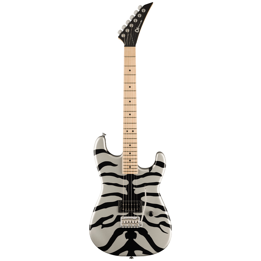 Charvel Super-Stock Pro Mod San Dimas Style 1 H Akçaağaç Klavye Silver Bengal Elektro Gitar